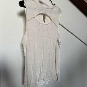 Maurices Cream Sleeveless Tee